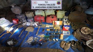 Tuncelide teröristlere ait 15 sığınak imha edildi