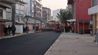 Türkiyenin en uzun sokaklarından Bağlar asfaltlandı