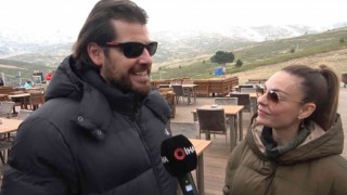 Uludağda kar yok sanat var