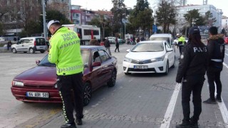 Uşakta yıl başı denetimleri