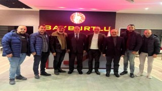 Vali Epcim ve Başkan Pekmezci Bayburtspor için temaslarda bulundular