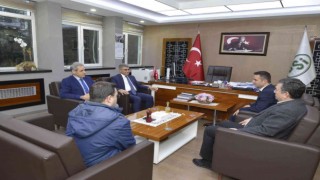 Vali Gürel kentte devam eden projeler için Kastamonuda bölge müdürlerini ziyaret etti