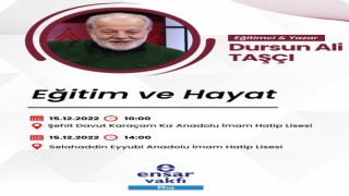 Yazar Dursun Ali Taşcı, tecrübelerini Muşlu öğrencilerle paylaşacak