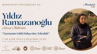Yazar Yıldız Ramazanoğlu Vanda söyleşi düzenleyecek