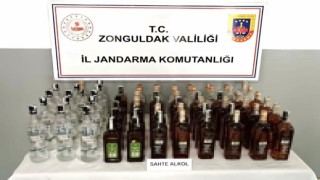 Zonguldakta 44 litre sahte alkol ele geçirildi: 2 gözaltı