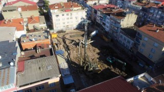 104 araç kapasiteli otopark için ilk kazma vuruldu