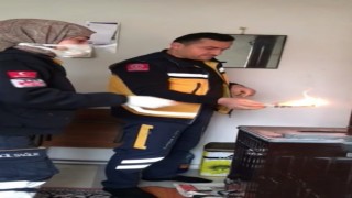 112 ekiplerinden yaşlı kadına vefa