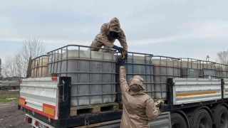 2 tır dolusu plastik tanklardan kimyasal atık çıktı