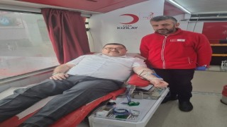 2023 yılının ilk kan bağışı yapıldı