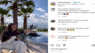 3 yaşındaki çocuğun dronlu kahve servisi sosyal medyada gündem oldu