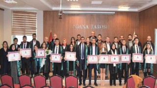 Adanada 12 avukata törenle ruhsatnameleri verildi