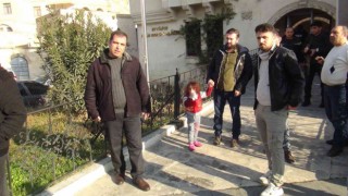 Adıyamanda bir çocuğu kaçıran zanlı polis merkezine götürüldü