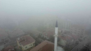 Afyonkarahisarda sis etkili oldu