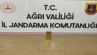 Ağrıda bir kilogramlık sahte külçe altın ele geçirildi