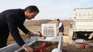 Aile ve Sosyal Hizmetler Bakanlığı, Elazığda kimsesizler mezarlığına gömülen engelli kızın mezar taşını yaptırdı