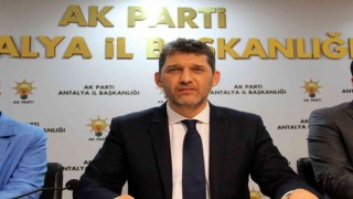AK Parti Antalyanın yeni İl Başkanı Çetinden birlik ve beraberlik mesajı