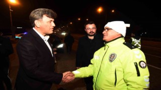AK Parti İl Başkanı Çalışkandan sağlık personeli ve emniyet güçlerine yeni yıl ziyareti