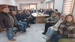 AK Parti ilçe teşkilatından Gazeteciler Derneğine ziyaret