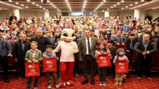 Akçaabatta ‘Oli çocuklarla buluştu