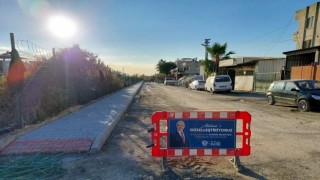 Akdenizde asfalt çalışmaları sürüyor