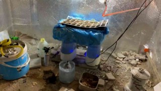 Alüminyum folyolu özel odada buhar makinesi ile kenevir üretimi