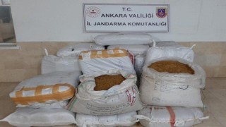 Ankarada 500 kilogram kıyılmış tütün ele geçirildi