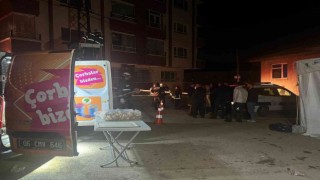 Ankarada bina girişinde göçük meydana geldi, 19 daire tahliye edildi