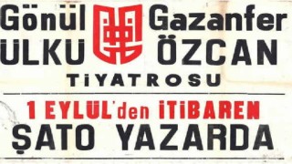 Ankarada Zeki Mürenin sahne aldığı ilk yer tiyatro alanı olarak kullanılmaya başlandı