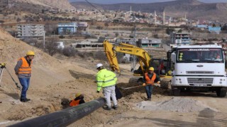 Artukluda 30 yıllık şebeke hattının yenileme çalışmaları başladı