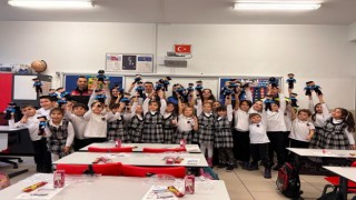 Ataşehirde polis memurları, ilkokul öğrencilerine güvenlik eğitimi verdi