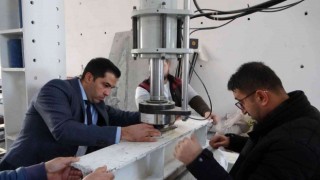 Atık malzeme ile 12 ton basınca dayanıklı beton boru ürettiler