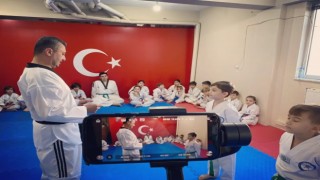 Ayvalıklı tekvandoculara yılın ilk kuşak sınavı