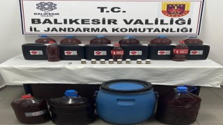 Ayvalıkta jandarma kaçak içkiye geçit vermiyor