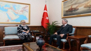 Bakan Akar, Dakar Büyükelçiliğine atanan Sağmanı kabul etti