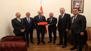 Bakanı Soylu, Samsunlu heyeti kabul etti
