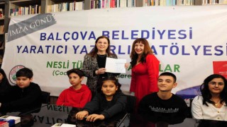 Balçovanın minik yazarlarına ait ilk kitabın basımı yapıldı