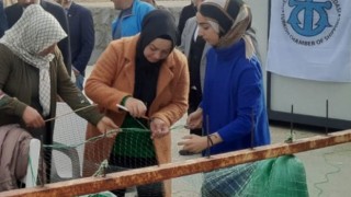 Balıkçı barınağında kadınlar eğitim görüyor