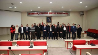 Başkan Tulup gazetecileri ağırladı