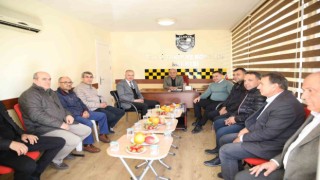 Başkan Yücelden ulaşım sektörünün temsilcilerine ziyaret