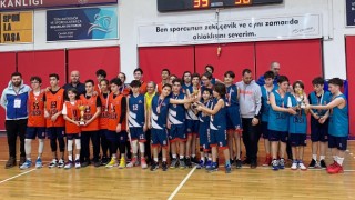 Basketbolda Düzce Atletik birinci oldu