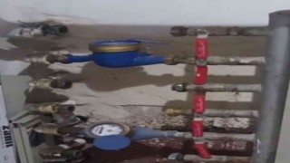Batmanda apartmana giren hırsızlar su sayaçlarını çaldı