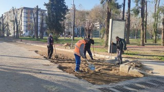 Bayraklıda kilit parke seferberliği