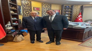 Belediye Başkanı Vidinlioğludan MHP Genel Başkanı Devlet Bahçeliye ziyaret