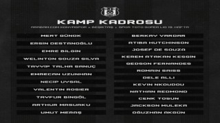 Beşiktaşın, Konyaspor maçı kamp kadrosu açıklandı