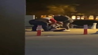 Beylikdüzünde eğlence mekanın otoparkında bir kadın tekme tokat dövüldü