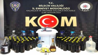 Bilecikte 79,45 litre etil alkol ele geçirildi