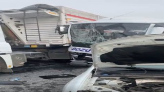 Bilecikte zincirleme trafik kazası: 11 yaralı
