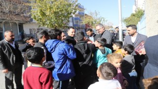 Borçları ödenen mahallede denetim yaptı