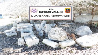 Burdurda 60 adet tarihi eser ele geçirildi