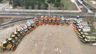 Bursa Büyükşehirde kar hazırlıkları tamam